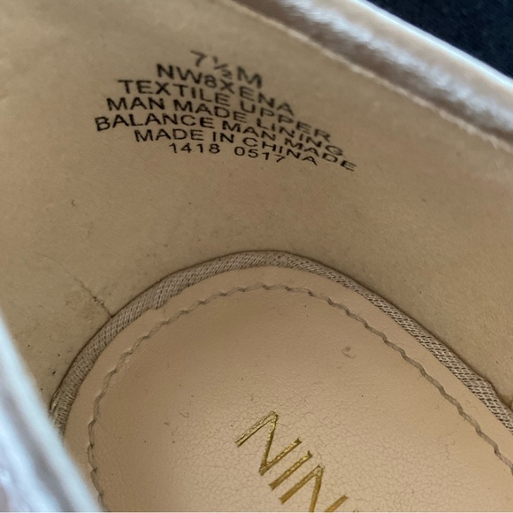 Nine West Xena Floral Tapestry Satin Flat Loafers, Women’s Sz 7.5M - Picture 9 of 9